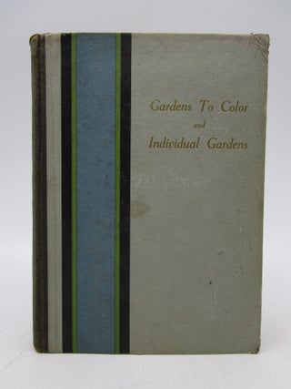 Item #004183 Gardens to Color and Individual Gardens (inscribed). Charlotte Cowdrey Brown