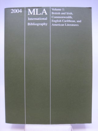 Item #009964 2004 MLA International Bibliography Of Books And Articles On The Modern Language And...