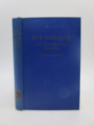 Item #013984 The Kabalah: From Its Inception to Its Evanescence. Joseph Wallman