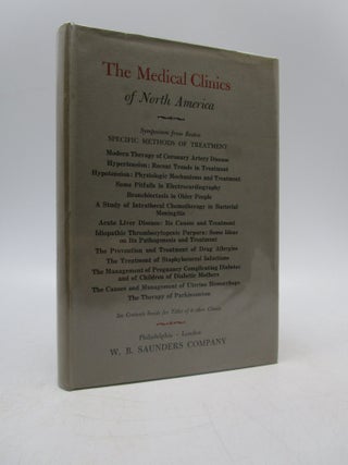 Item #014548 The Medical Clinics of North America: Boston Number - Specific Methods of Treatment...