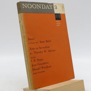 Item #014745 Noonday 3: Stories, Articles, Poetry (SIGNED). -Cecil Hemley, -Dwight W. Webb