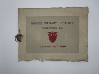 Item #023316 Bailey Military Institute, Greenwood, South Carolina: Session 1917-1918 (First Edition