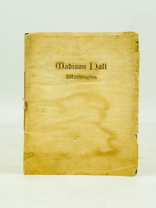 Madison Hall: A Select Boarding and Day School for Young Women and Girls: Year Book 1916-1917 (First Edition)