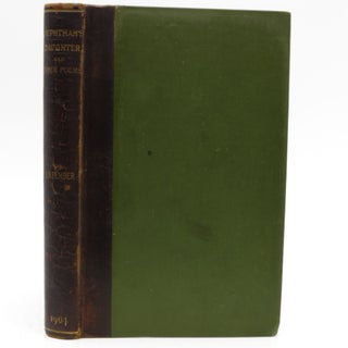 Item #026289 Jephthah's Daughter amd Other Poems (inscribed Limited First Edition). Edward Henry...