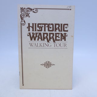 Item #027897 Historic Warren Walking Tour (First Edition). Laurie Tranter