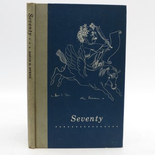 Item #028339 Seventy: Verses 1924-1959 (Signed Limited First Edition). David S. Stern