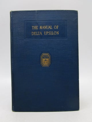Item #028899 The Manual of Delta Upsilon. Bookplate of Arthur J. Frentz