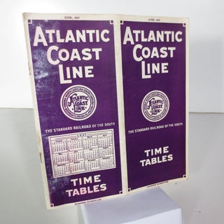 Item #029700 Atlantic Coast Line Time Tables June, 1937 (First Edition). Unknown