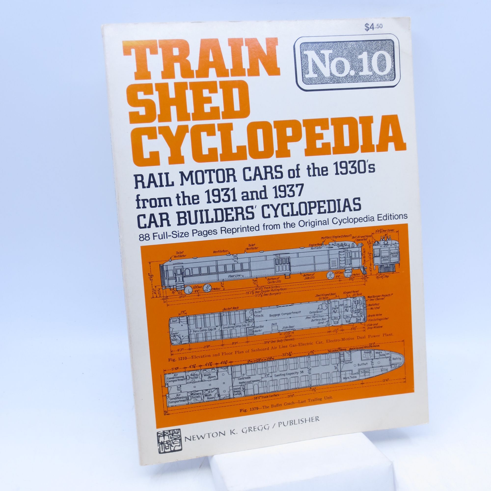 Train Shed Cyclopedia No. 10: Rail Motor Cars of the 1930's from the ...