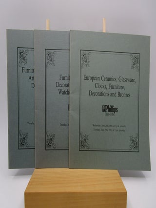 Phillips Ward-Price Ltd. Auction Catalogs (6 First Edition Issues 1980-1981)
