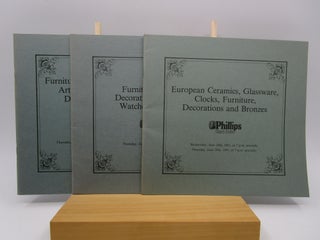 Phillips Ward-Price Ltd. Auction Catalogs (6 First Edition Issues 1980-1981)