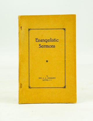 Item #030739 Evangelistic Sermons (First Edition). A. A. Haggard