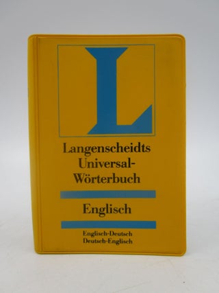 Item #030996 Langenscheidts Universal-Wörterbuch Englisch. Englisch-Deutsch, Deutsch-Englisch