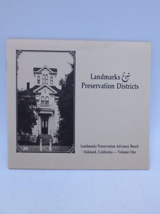 Item #032048 Landmarks & Preservation Districts (Oakland, California - Volume One) Report #OCPD...