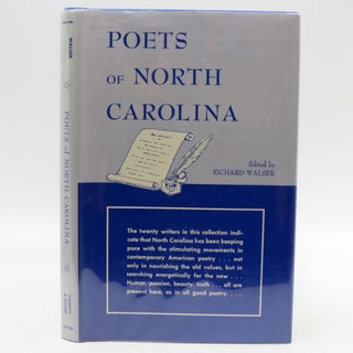 Item #037213 Poets of North Carolina (First Edition). Richard Walser