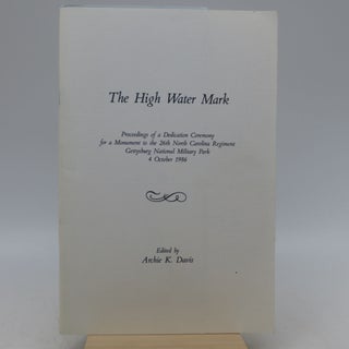 Item #037595 The High Water Mark (Signed and numbered). Archie K. Davis