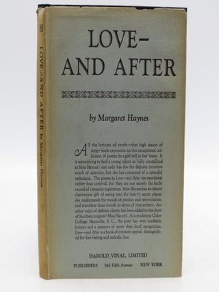 Item #045431 Love - And After. Margaret Haynes