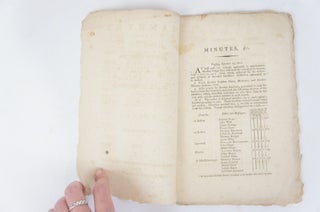 Minutes Of the Warren (Baptist) Association, At the Baptist Meeting-House in Newton, 9/18/1808
