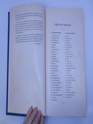 History Of the Presbytery of Kanawha 1895-1956 (West Virginia)