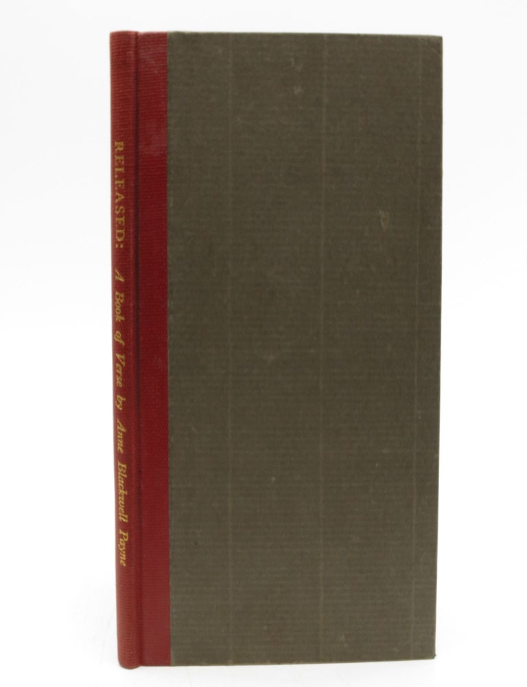 Item #051850 Released: A Book of Verse. Anne Blackwell Payne.