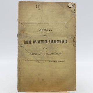 Item #052131 Journal Of the Board of Revenue Commissioners of the Commonwealth of...