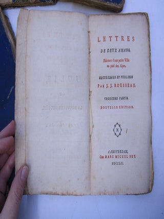 Julie, ou la Nouvelle Heloise: Lettres de Deux Amans (Parts 1-4 & 6 of 6)