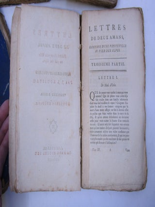 Julie, ou la Nouvelle Heloise: Lettres de Deux Amans (Parts 1-4 & 6 of 6)