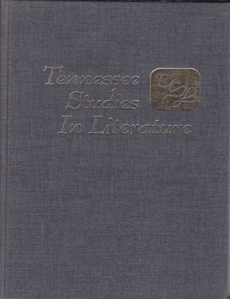 Item #057669 Tennessee Studies in Literature: Vol. XIX - Eighteenth-Century Issue, Ed. by Percy G. Adams. Richard M. Kelly.