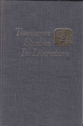 Item #057669 Tennessee Studies in Literature: Vol. XIX - Eighteenth-Century Issue, Ed. by Percy...