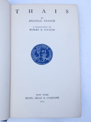 Item #059825 Thais. Antole France, Robert B. Douglas