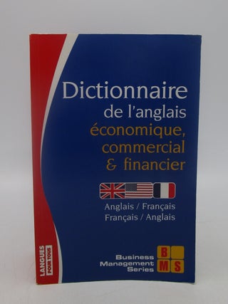 Item #060438 Dictionnaire de l'anglais économique, commercial et financier. Michel Marcheteau,...