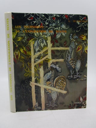 Item #060857 Les Techniques De L'Explication De Textes. G. Delaisement, Preface Paul Guth