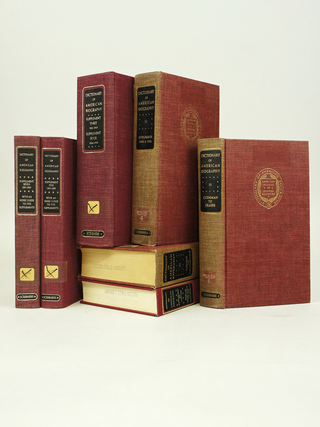 Dictionary of American Biography (Volume 1-10, Plus 7 Supplement Volumes and 1 Index Volume) Complete 16 Volume Set