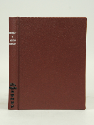Dictionary of American Biography (Volume 1-10, Plus 7 Supplement Volumes and 1 Index Volume) Complete 16 Volume Set