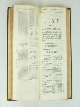 An Attempt Towards Recovering an Account of the Numbers and Sufferings of the Ckergy of the Church of England, Heads of Colleges, Fellows, Scholars, &c. Who Were Sequester'd, Harrass'd, &c. in the Late Times of the Grand Rebellion: Occasion'd by the Ninth Chapter (Now the Second Volume) of Dr. Calamy's Abridgment of the Life of Mr. Boxter, Together with an Examination of That Chapter (First Edition)