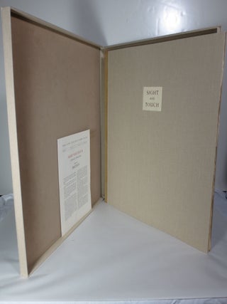 Item #062347 Sight and Touch (Limited Editions Club - Signed by the author and artist). Octavio Paz