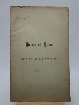 Item #062828 Journal of the Fifty-First Annual Convention of the Protestant Episcopal Church in...