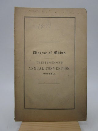 Item #062830 Journal of the Thirty-Second Annual Convention of the Protestant Episcopal Church,...