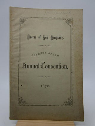 Item #062832 Journal of the Proceedings of the Seventy-Sixth Convention of the Protestant...