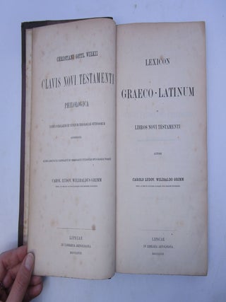 Clavis Novi Testamenti Philologica Usibus Scholarum et Iuvenum Theologiae Studiosorum Accommodata