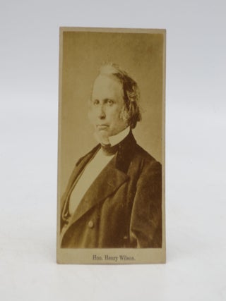 Item #065207 CDV (carte de vista) of Vice President Henry Wilson. Unknown