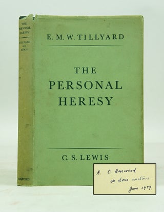 Item #065701 The Personal Heresy (FIRST EDITION; SIGNED, PRESENTATION COPY). C. S. Lewis