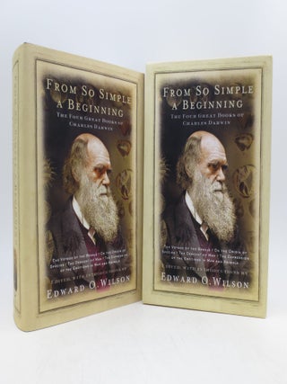 Item #065915 From So Simple a Beginning: The Four Great Books of Charles Darwin. Charles Darwin