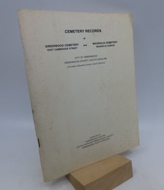 Item #066038 Cemetery Records of Greenwood Cemetery and Magnolia Cemetery