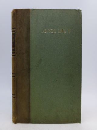 Item #066066 The Comedy of As You Like It. William Shakespeare