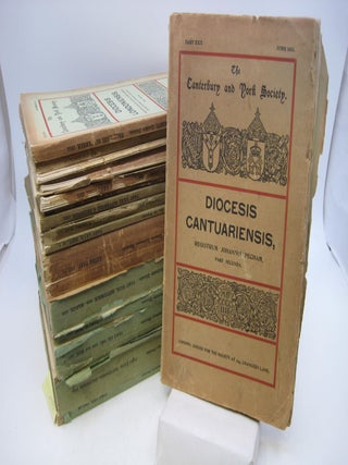 Item #067098 The Canterbury and York Society Publication (30 VINTAGE ISSUES, mixed; ranging from...