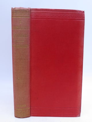 Item #068030 A George Eliot Dictionary; The Characters and Scense of the Novels Stories and Poems...