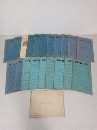 Item #068252 Divinity: A Quarterly Review (22 VINTAGE MAGAZINE ISSUES. 1945 TO 1951). Authors,...
