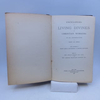 Item #068454 Encyclopedia of Living Divines and Christian Workers of all Denominations in Europe...