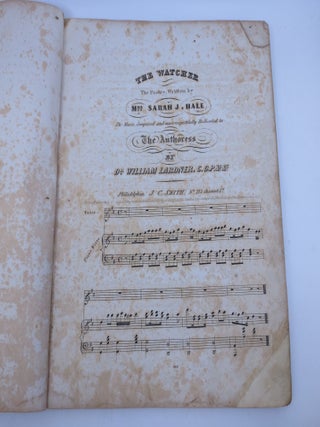 Item #068628 The Watcher - American Sheet Music. Contributor Sarah J. Hale